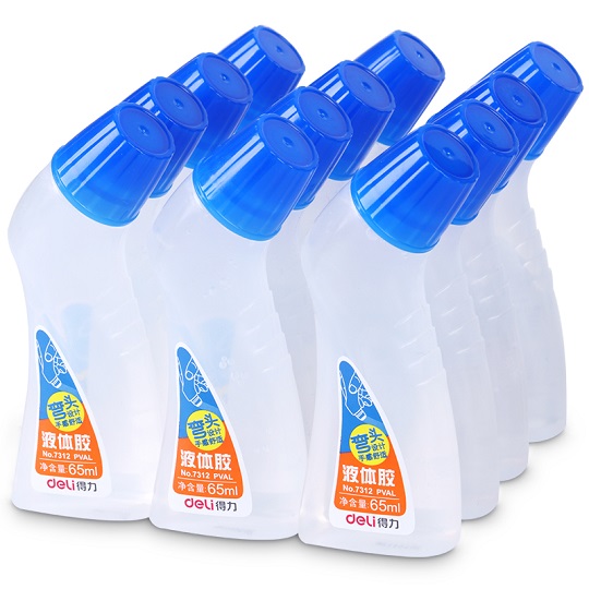 得力/deli 7312 膠棒/固體膠/膠水  65ml/支 12支/盒